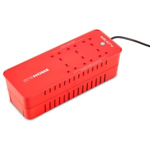 SPS 650 HOME UK 650VA 360W Offline Multi Socket 6 (3 UPS + 3 Prot.)  693CA000003 Red (H)94mm x (W)121mm x (D)316m Weight 2.7Kg