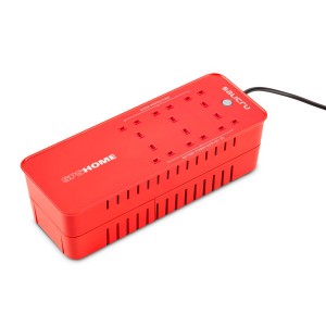 SPS 850 HOME UK 850VA 490W Offline Multi Socket 6 (3 UPS + 3 Prot.)  693CA000004 Red (H)94mm x (W)121mm x (D)316mm Weight 3.0Kg