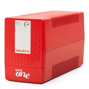 SPS 1100 ONE UK 1100VA 600W Line-Interactive UPS 4x UK Sockets Up To 20mins 662AF000010 Red (H)182mm x (W)130mm x (D)320mm Weight 8.2Kg