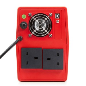 SPS 1500 ONE UK 1500VA 900W Line-Interactive UPS 2x UK Sockets Up To 20mins 662AF000011 Red (H)182mm x (W)130mm x (D)320mm Weight 10.4Kg