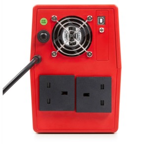 SPS 2000 ONE UK 2000VA 1200W Line-Interactive UPS 2x UK Sockets Up To 20mins 662AF000012 Red (H)182mm x (W)130mm x (D)320mm Weight 11.0Kg
