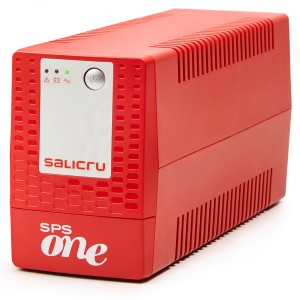 SPS 900 ONE IEC 900VA 480W Line-Interactive UPS 4x IEC Sockets Up To 20mins 662AF000015 Red (H)142mm x (W)101mm x (D)300mm Weight 4.9Kg