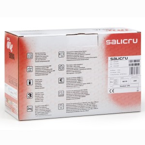 SPS 900 ONE IEC 900VA 480W Line-Interactive UPS 4x IEC Sockets Up To 20mins 662AF000015 Red (H)142mm x (W)101mm x (D)300mm Weight 4.9Kg