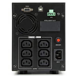 SPS ADVANCE T 1500VA 1050W Line-Interactive UPS Tower 6x IEC C13 Approx. 8min 50% Load 6A0EA000003 Black (H)191mm x (W)140mm x (D)327mm Weight 13.31Kg