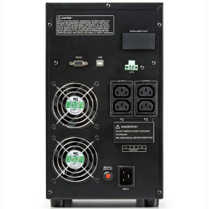SPS ADVANCE T 3000VA 2100W Line-Interactive UPS Tower 4x IEC C13 + Terminals Approx. 9min 50% Load 6A0EA000005 Black (H)342mm x (W)196mm x (D)416mm Weight 29.68Kg