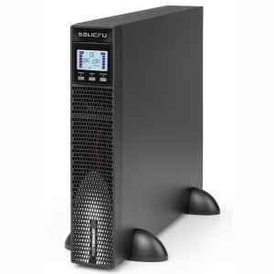 SLC TWIN RT2 1000VA 1000W On-Line Double-Conversion Tower / Rack UPS 8x IEC C13  Approx. 14min 50% Load 698CA000002 Black (H)88mm x (W)438mm x (D)410mm Weight 14.1Kg