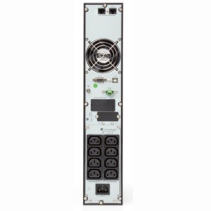 SLC TWIN RT2 1500VA 1500W On-Line Double-Conversion Tower / Rack UPS 8x IEC C13  Approx. 11min 50% Load 698CA000003 Black (H)88mm x (W)438mm x (D)410mm Weight 15.5Kg