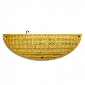 LowPro Road Cover 15/05 End Plate Yellow (H)75mm x (W)500mm x (L)1500mm