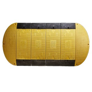 LowPro Road Cover 15/05 End Plate Yellow (H)75mm x (W)500mm x (L)1500mm