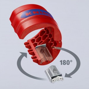BiX - Cutter for plastic pipes and sealing sleeves 90 22 10 BK for Pipe Dia Up to 50mm