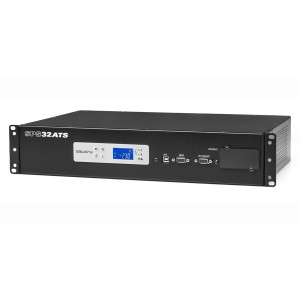 ATS 32A 2U Terminals 16x IEC C13 + 2x IEC C19 LCD Display, LED Status Overload Protection 658CB000002 (H)88mm x (W)438mm x (D)275mm Weight 6kg