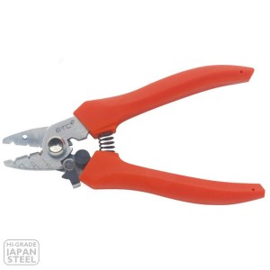 Fibre Optic Stripping Pliers (TPR Handle) 3 Position Orange (L)138mm Loose Tube 2-3mm Buffer 900um & 250um