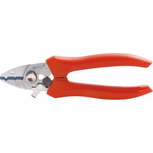 Fibre Optic Stripping Pliers (TPR Handle) 3 Position Orange (L)138mm Loose Tube 2-3mm Buffer 900um & 250um