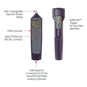 Live Fibre Identifier With Integral OPM +10 to -65dBm Universal Head 850-1625nm FI-60