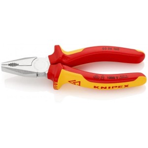 VDE Combination Pliers Insulated 1000V 03 06 160 (L)160mm