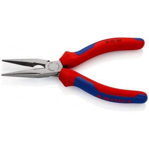 Snipe Nose Pliers with Multi Component Grips 25 02 160 (L)160mm
