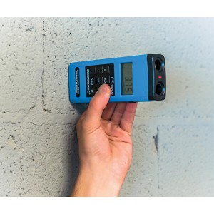 Ultrasonic Distance Meter Laser Aiming 0.55 to 15m 0.5% Accuracy 9V Battery