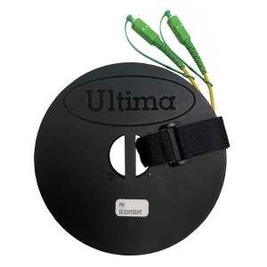 Fibre Optic Launch Lead Simplex SM SC/APC-SC/APC Armoured Tails Yellow (L)500Mtr   
