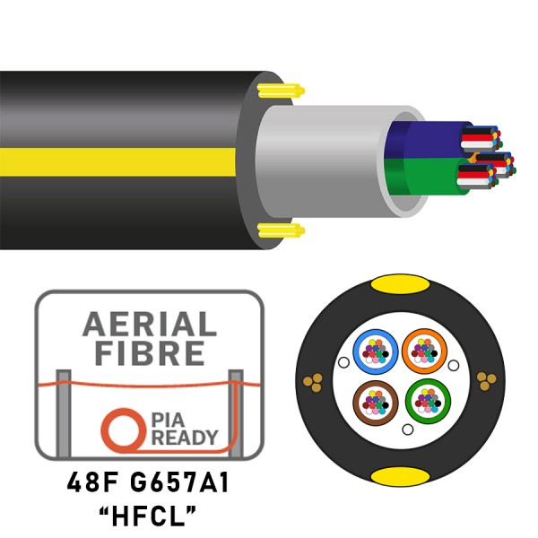 Ultra Lightweight (ULW) Fibre Optic Aerial Drop Cable