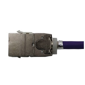 PowerCat 6A DataGate Jack Cat6A Universal Shielded White Shutter KSJ-00096-02