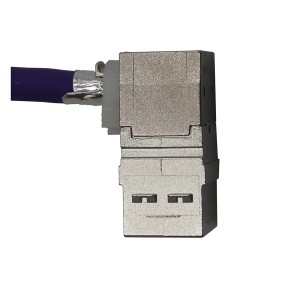 PowerCat 6A DataGate Jack Cat6A Universal Shielded Black Shutter KSJ-00096-04