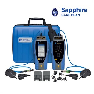 LanTEK IV-S Cable Certifier 500MHz Cat6A PL and Channel Adaptors 1 Year Sapphire Care Plan LT4-500S