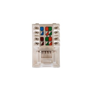 HTC Module Cat6 LJ6C Unshielded HTC-C6U-6C50/WH White (H)38.5mm x (W)25mm