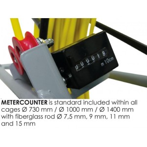 GF9 Continuous Duct Rod Fibreglass 9mm M12 Thread 10086 (L)120Mtr