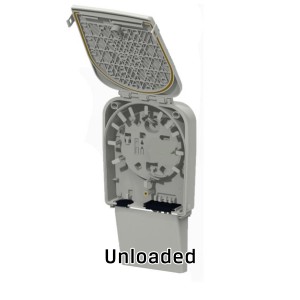 Wall Mountable Fibre Enclosure Unloaded 760252097 Grey (H)196mm x (W)154mm x (D)43mm