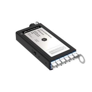 U-Series Splice Cassette 24 Fibre SM OS2 12x LC Duplex C/w Pigtails A7UD24BPAX-01AK Black