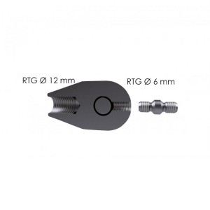 Cable Pulling Grip with Thread Single Eye 20436 Stainless Steel Cable Dia 30mm-40mm