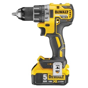 XR Brushless Compact Drill Driver DCD791P2-GB 18V 2 x 5.0Ah