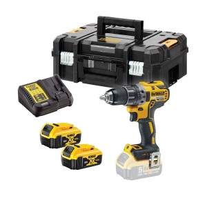 XR Brushless Compact Drill Driver DCD791P2-GB 18V 2 x 5.0Ah