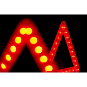 Active LED Warning Triangle