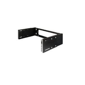 Set & Stack Wall Mounting Bracket LN-SNS-02U5225-BL Black (H)2U x (D)250mm-430mm Weight 2.1Kg
