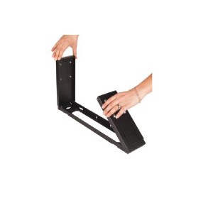Set & Stack Wall Mounting Bracket LN-SNS-02U5225-BL Black (H)2U x (D)250mm-430mm Weight 2.1Kg