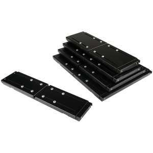Set & Stack Wall Mounting Bracket LN-SNS-08U5225-BL Black (H)8U x (D)250mm-430mm Weight 6.0Kg