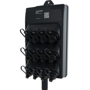 NOVUX Hardened Terminal Pre-Cabled 12 Port SC/APC - Telcordia HST-BCHNA0165NN000 (L)165FT/50Mtr(Coil Box)