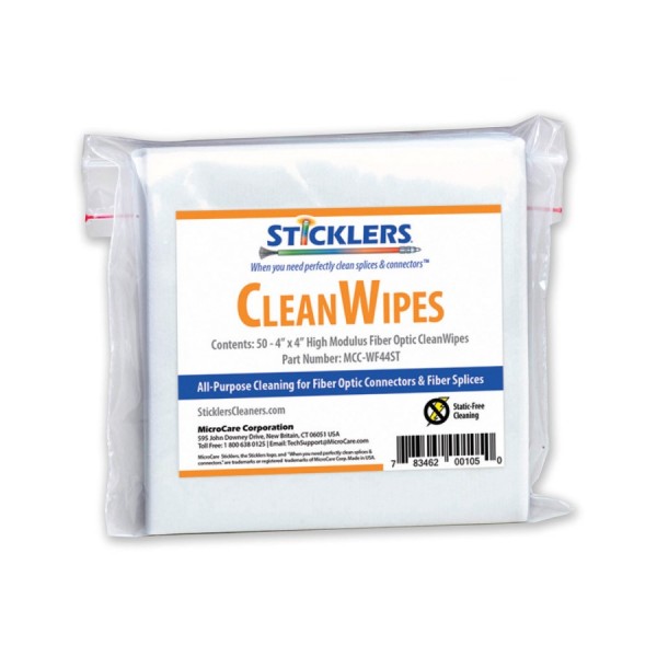 Sticklers CleanWipe Optical Grade Wipes