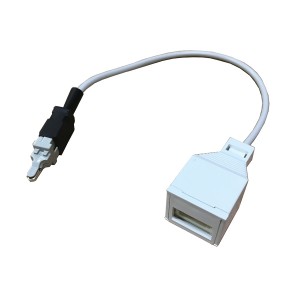 Cordset F 631A Jack to 2 Pole Krone Low Profile Plug