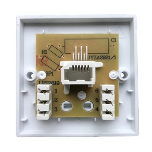 Line Jack 2/3A Secondary IDC White (H)68mm x (W)68mm x (D)29mm