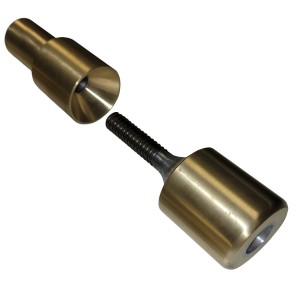 Duct Rod Coupler Lockfast Medium No.2 Brass (Dia)17/8" (48mm)
