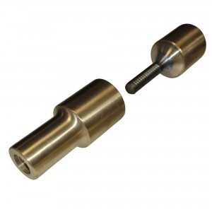 Duct Rod Coupler Lockfast Medium No.2 Brass (Dia)17/8" (48mm)
