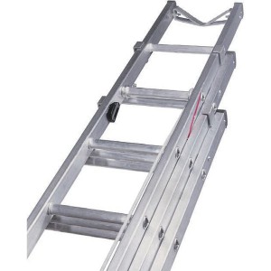 Ladder 5B Triple Box Section Extension Aluminium Pole Ladder (W)440mm x (D)150mm Extended Height 6Mtr Closed Height 2.5Mtr Weight 18.5kg