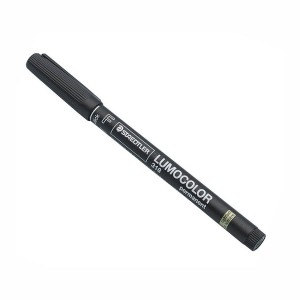 Marker Pen Fine Tip Permanent Black Line Weight 0.6mm  