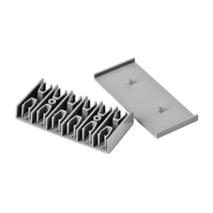 Splice Holder 24-Way Self-Adhesive Grey