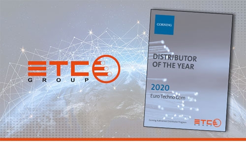 ETC Group Awarded Distributor of the Year (2020) by Corning